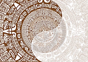 Ancient Mayan Calendar photo